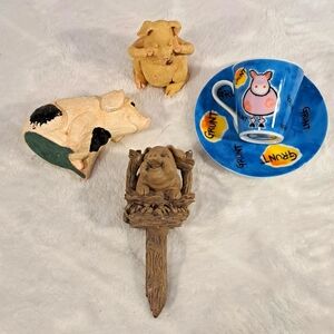 Vintage Pig Nic Nac Lot